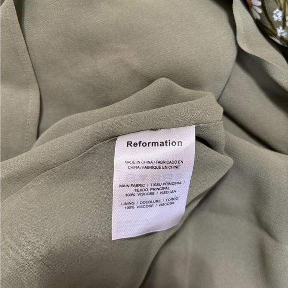 Reformation Kourtney Dress Size 10 - Picture 5 of 6